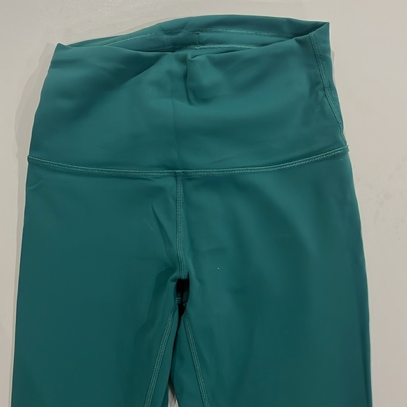 Nulu Lululemon Tights Teal Leggings - Picture 3 of 6